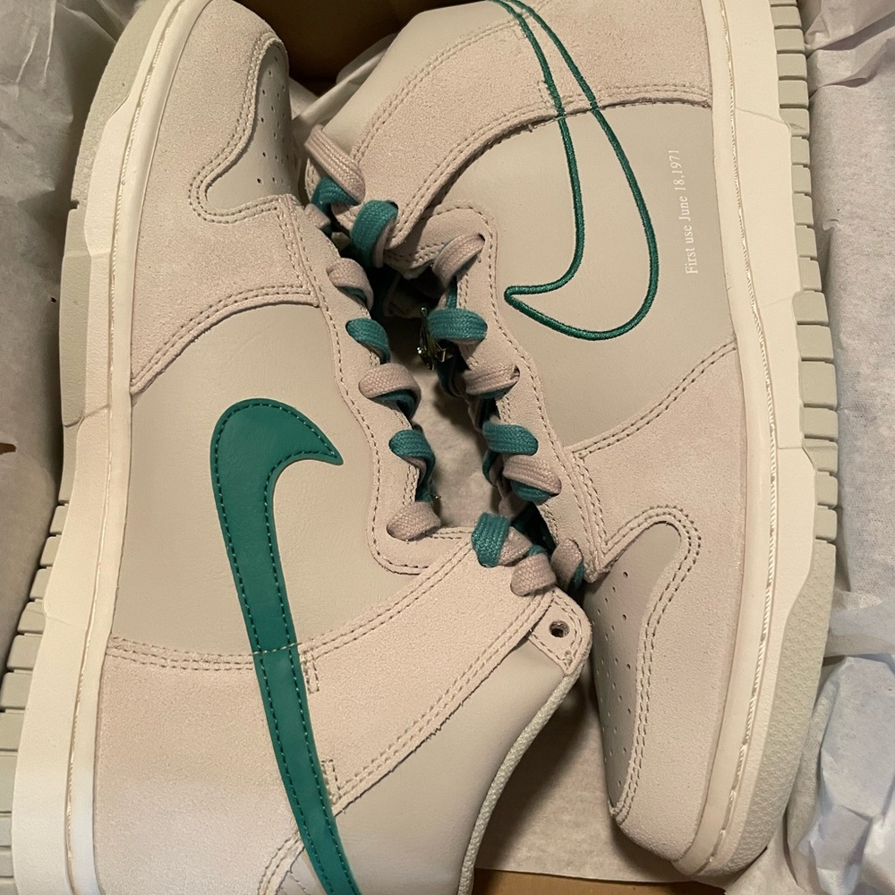 New in box Nike high Dunk. Womens size 10/ mens 8.5